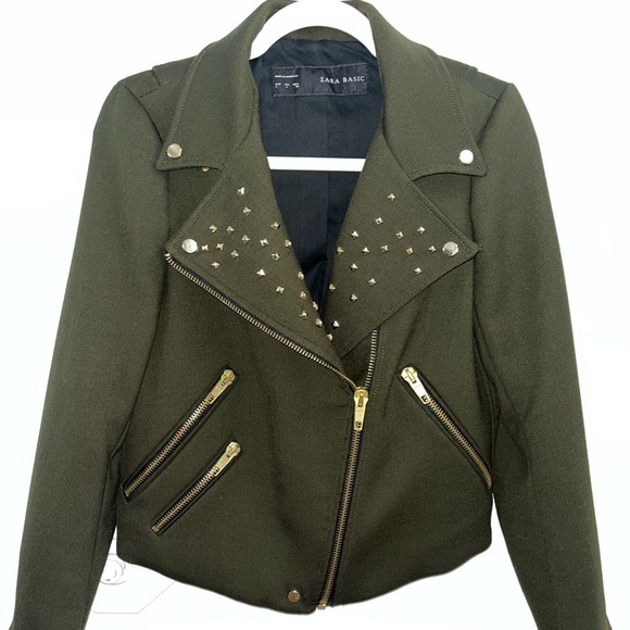 Zara Jackets & Blazers - Zara Basic Moto Jacket